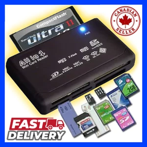 21‑in‑1 USB Memory Card Reader Multi‑Slot SD/CF/Micro/TF/MS/XD/M2/MMC Adapter - Picture 1 of 6