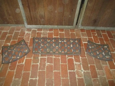 Alte Gartenbank Gusseisen  Parkbank Garten alt Rückenlehne Teile Rückenlehnen - Bild 1 von 4