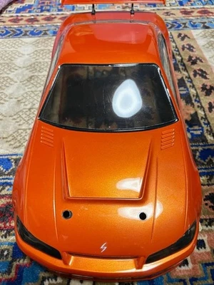 Nissan S15 Silvia RC Car Body Shell Only 1:10 Orange Painted Custom PANDORA - Image 1 of 4
