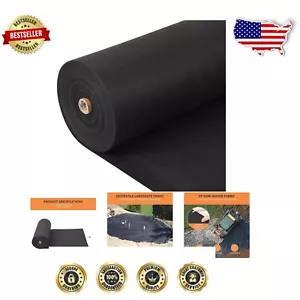 6ft x 100ft Heavy-Duty Geotextile Landscape Fabric - 350N Strength for Drainage - Picture 1 of 9