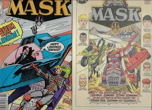DC Based on M.A.S.K. Cartoon (1985) NN Promo Preview Insert + #3 NEWSSTAND LOT - Picture 1 of 5