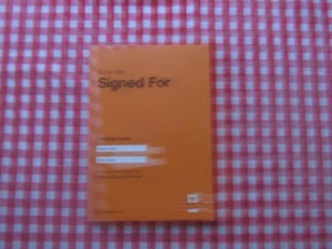 NEW UNUSED ROYAL MAIL SIGNED FOR POSTING BOOK PO POST OFFICE P1038 APRIL 2013 - Picture 1 of 2
