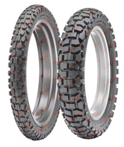 DUNLOP D605 90/90-21 4.60-17 KLR650 Front Rear Tire Set Dual Sport Tires DOT - Picture 1 of 9