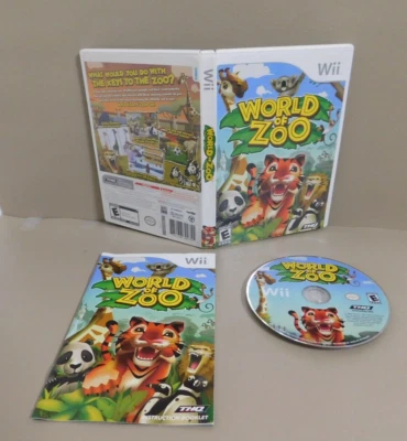 World of Zoo (Nintendo Wii, 2009) Action & Adventure, Game Disk w/Case & Manual - Image 1 of 4