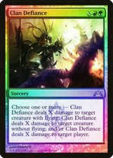Clan Defiance FOIL Gatecrash PLD Red Green Rare MAGIC GATHERING CARD ABUGames