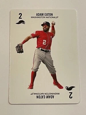 2019 Topps Kenny Mayne 52 Card Baseball Game #2 - Adam Eaton - Nationals - Image 1 of 2