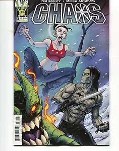 CHAOS #3 - TIM SEELEY COVER - MIRKA ANDOLFO ART - DYNAMITE COMICS - 2014 - Picture 1 of 1