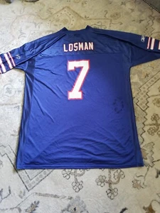 Buffalo Bills Vintage Reebok Men's JP Losman Jersey - Size 2XL - Navy - Picture 1 of 4