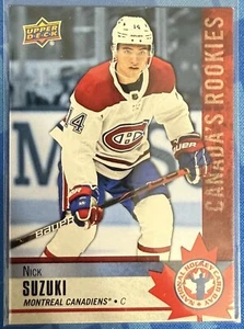 2020 Upper Deck #CAN-1 Nick Suzuki Rookie National Hockey Card Day - Picture 1 of 2