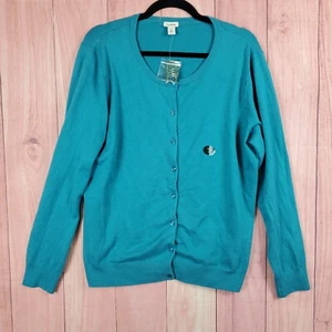 L. L. Bean Cardigan Sweater Womens Sz XL Button Down Long Sleeve NEW NWT - Picture 1 of 10