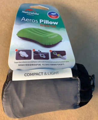 NATUREHIKE Nature Hike Inflatable Camping Pillow - Light Compact Portable Air Hiking Travel