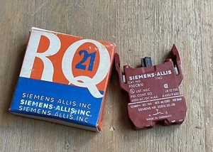 SIEMENS-ALLIS P30CB10 1NO CONTACT BLOCK NEW - Picture 1 of 6