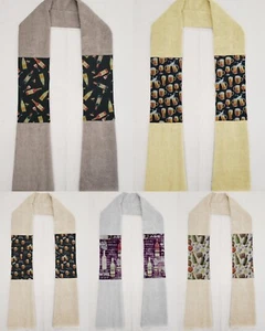 Beer or Wine Kitchen Towel Boa / Scarf (5 Patterns Available) - Picture 1 of 6