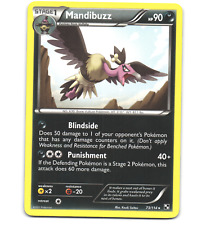 Pokemon 2011 Near Mint NM Mandibuzz Black & White Rare 73/114 Card