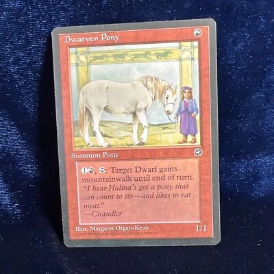 Dwarven Pony Homelands Rare Magic the Gathering MTG Card Reserved List - Image 1 of 4