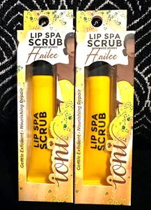 2x IONI HAILEE HONEY LIP SPA SCRUB GENTLE EXFOLIANT NOURISHING LIP REPAIR TUBES - Picture 1 of 4
