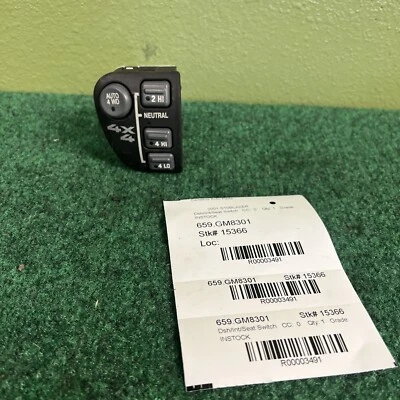 Chevrolet S10 1998-2005 camioneta blazer GMC Jimmy OEM 4X4 interruptor caja de transferencia 4x4 Foto 1 de 3