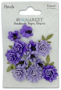 New 49 And Market - FLORETS - Paper Flowers - KISMET - Picture 1 of 2