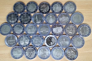29 x 2 Euro Münzsammlung Deutschland - Sondermünzen Sammlung (1) - Bild 1 von 5