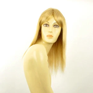mid length wig for women light blond golden ref: LAURY lg26 PERUK - Imagen 1 de 8
