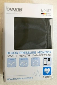 Brazalete monitor presión arterial brazo superior Beurer BM67 con Bluetooth y pantalla - Imagen 1 de 3