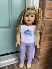 AMERICAN GIRL HISTORICAL CHARACTER COURTNEY MOORE DOLL 18" BLOND CURLY HAIR