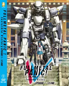 ANIME DVD Full Metal Panic! IV Invisible Victory Sea 4 Vol.1-12 End + Free Ship - Picture 1 of 5