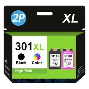Druckerpatronen für HP 301 XL Deskjet 2540 1050 2050 A 3050 Envy 4504 4500 5530. - Bild 1 von 8