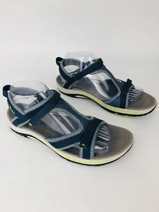 LL Bean Mujer 8 Sandalias Maine Boothbay 293476 Correa Ajustable Azul Gris - Imagen 1 de 12