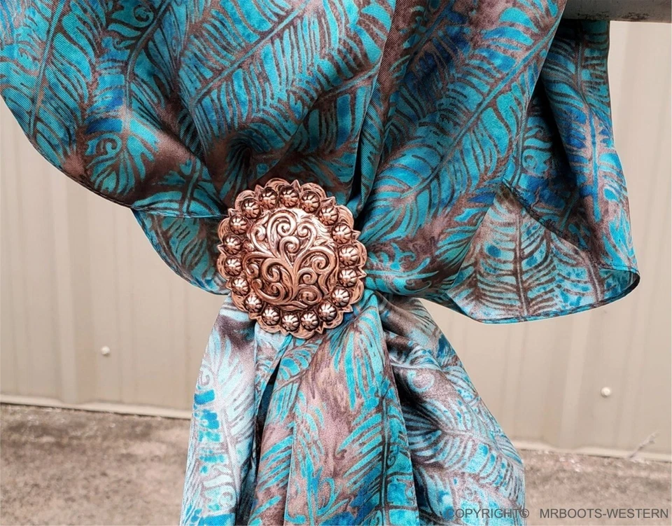 AU-SS22-7 Western Bufanda Slide 2-1/2" redondo, acabado cobre Foto 1 de 1