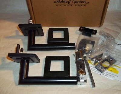 Juego de manijas de puerta de paso Alexis arquitectónicas Ashley Norton (sin privacidad) NUEVO Foto 1 de 3