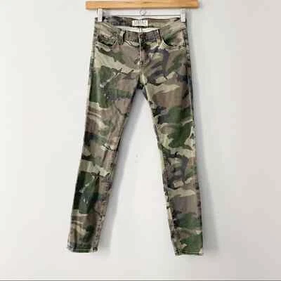 Jeans camuflado TEXTILE Elizabeth And James Ozzy 25 cintura baixa  - Imagem 1 de 4