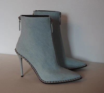 *BNIB* ALEXANDER WANG - Eri Jeans Denim Ankle Booties - 38 - Image 1 of 4
