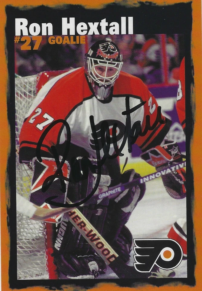 Ron Hextall Autographed Signed Photo - NHL Flyers Nordiques Islanders - w/COA - Image 1 of 1