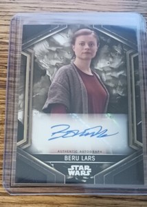 BONNIE PIESSE as BERU LARS autograph 2023 Topps STAR WARS OBI-WAN KENOBI auto