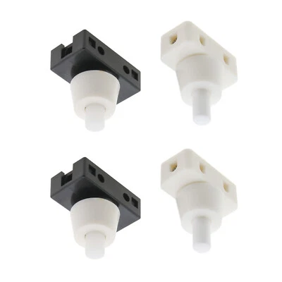 4pk 250V 10A Miniature Push Button Switch Power Switch Table Lamp Light Switch - Image 1 of 4