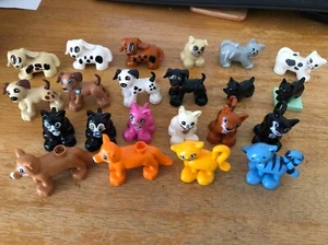 1 Lego Duplo Katze Hund Familie Vintage Kätzchen Welpe Haustiere Figur Tier (Auswahl) - Bild 1 von 24