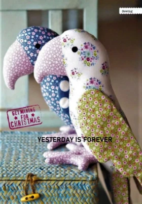 SEWING Full Size Pattern Large PARROTS  Printed Copy - Image 1 of 3