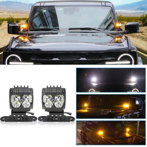 Lámpara antiniebla LED de aluminio con pilar para Ford Bronco 2/4 puertas 2021-2024 - Imagen 1 de 7