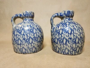 Hobbyist Stoneware Jug Pair of Candlestick Holders signed BBP 1993 - Picture 1 of 3