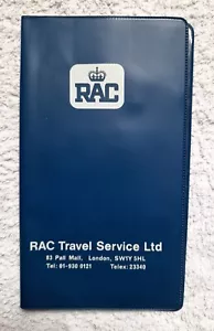 1975 RAC Travel Service Airline Ticket Wallet, Itinerary, 2 Luggage labels. - Picture 1 of 7
