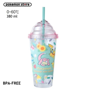 Pokemon Store TUMBLER - SUMMER HAS COME Cold Cup w. Straw BPA Free OFFICIAL - Picture 1 of 8