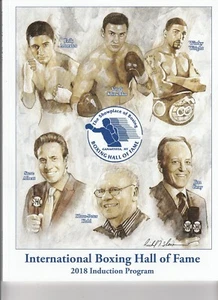 2018 International Boxing Hall of Fame Program Klischko, Morales, Wright, etc - Foto 1 di 1