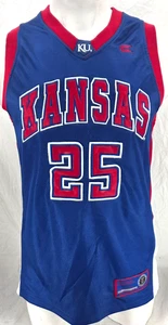 Kansas KU Jayhawks Colosseum Blu 25 Maglia Basket Maglia Maglietta Uomo S - Foto 1 di 9