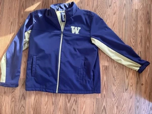 Huskies 58 Sport Fleece gefütterte Jacke lila hellbraun - Bild 1 von 6