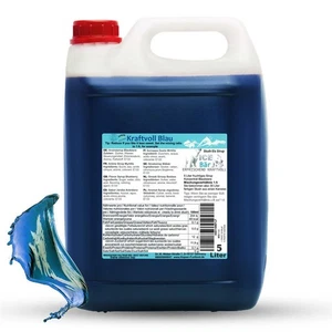 ICE BÄR Slush Sirup 5 Liter Glycerinfrei AZO FREI Kraftvollblau Blaubeere 1:5 - Bild 1 von 5