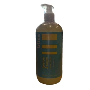 Bliss Soapy Suds Body Wash 17 Fl Oz - Lemon and Sage NEW, Sealed - Picture 1 of 2