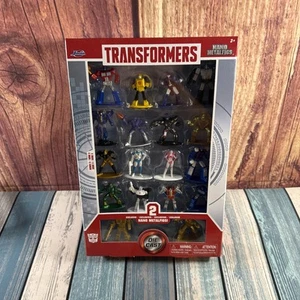 18 NANO METALFIGS - SERIES 3 - TRANSFORMERS GOLD PRIME & SOUNDWAVE Jada Toys NEW - Picture 1 of 4