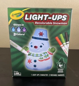 Crayola Light-Ups nachfärbbarer Schneemann wiederverwendbar waschbar NEU - Bild 1 von 4