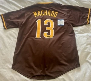 Manny Machado Signed San Diego Padres Jersey / 3×All-Star 3rd Base (Beckett COA) - Picture 1 of 2